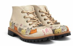 Goby CatMood Boots – Dames Veterboots – Vegan Leer – Handgemaakt Goby CatMood Boots – Dames Veterboots – Vegan Leer – Handgemaakt