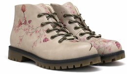 Goby Sakura Boots – Dames Veterboots – Vegan Leer – Handgemaakt Goby Sakura Boots – Dames Veterboots – Vegan Leer – Handgemaakt