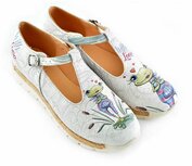 Goby FrogLove T-Strap Instappers Dames – Vegan Leer – Handgemaakt