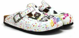 Goby – Panda Splash Dames Clogs – Vegan – Handmade