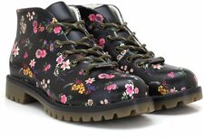 Goby Wildflower Boots – Dames Veterboots – Vegan Leer – Handgemaakt
