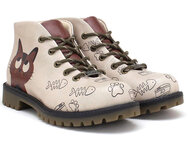 Goby - Kitty Paws Dames Enkellaarzen - Vegan Leer