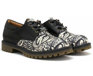 Goby – Inked Rebel Dames Veterschoenen – Handmade – Vegan