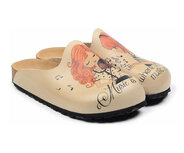 Goby – Melody Muse Damenclogs – Handgefertigt – Musikprint 