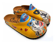 Goby – Dog Party Damen Clogs – Vegan – Handgefertigt