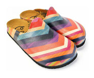 GOBY Clogs mit Muster – Handgefertigt