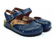 GOBY Clogs mit Make a Wish-Print – Handgefertigt