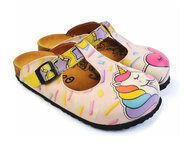 GOBY Clogs mit Einhorn-Print – Handgefertigt – Premium-Qualität