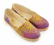 Goby Saffron Glow Espadrilles Dames – Canvas – Handgemaakt