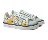 GOBY - Art Faces - Sneakers - Schoenen - Hoge kwaliteit - Handmade