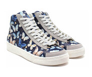 Goby - Butterfly Dream Sneakers - Vegan Leer - Handgemaakt - Vlinder Design