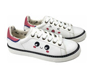 Goby Kawaii Smile Dames Sneakers - Schattige Gezichtjes