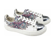 GOBY Mandala Pattern Dames Sneakers – Vrouwen Schoenen – Handgemaakt