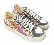 GOBY - Flowers - Sneakers - Schoenen - Hoge kwaliteit - Meisjesprint