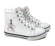 GOBY Ballet Charm Sneakers - Handgemaakt - Vegan - Elegante Ballerina Design