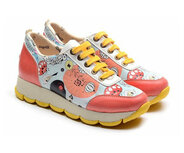 Goby - Funky Colorful Sneakers - Vegan Leer - Handgemaakt