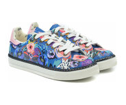 GOBY Gekleurde Rozen - Sneakers - Schoenen - Handgemaakt