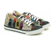 GOBY - Cats Making Music - Sneakers - Handmade
