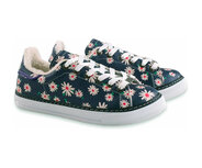 GOBY - Blue Flowers - Sneakers - Handmade